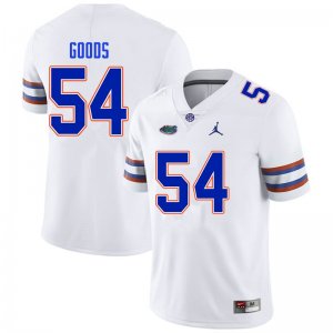 Men's Florida Gators #54 Lamar Goods NCAA Nike White Authentic Stitched College Football Jersey SHR3362MV